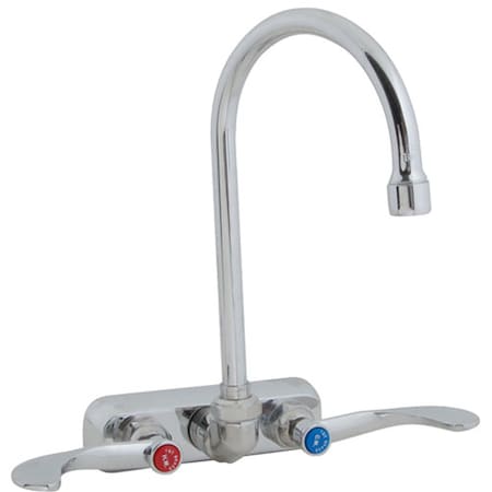 Faucet,4Wall , 10Gsnk,Leadfree